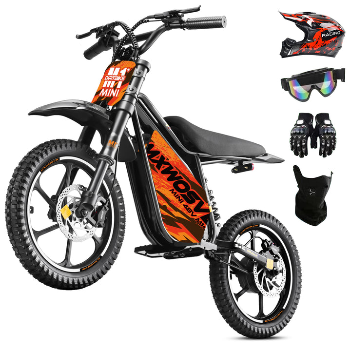 Mxwosve Mini 48V M1+ Orange Kids Electric Dirt Bike