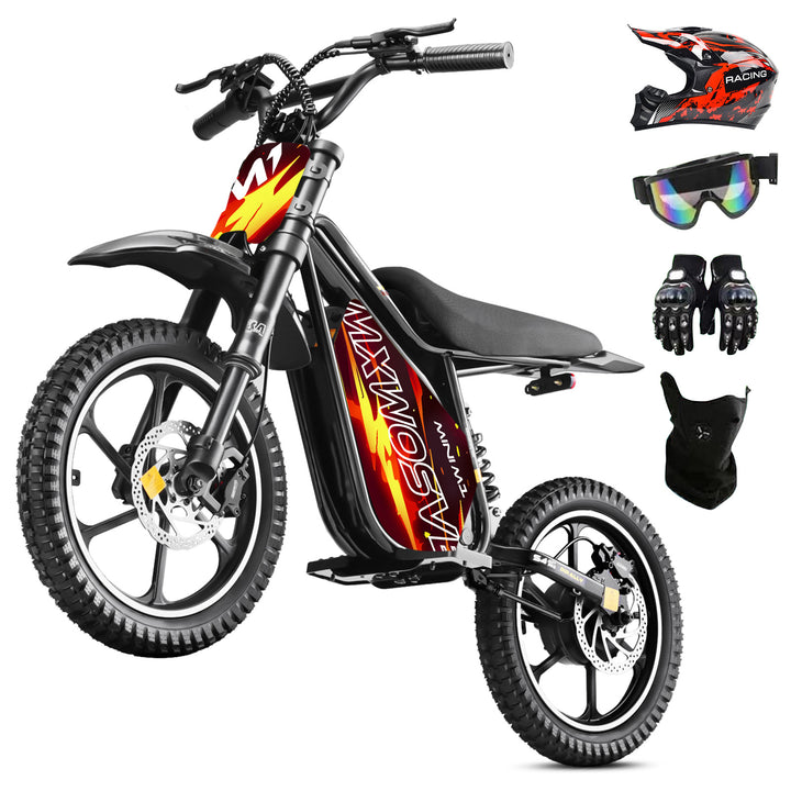 Mxwosve Mini M1+ Red Kids Electric Dirt Bike