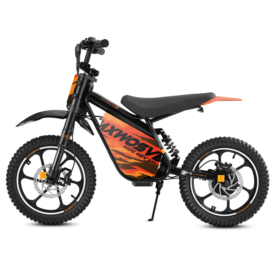 Mxwosve Mini 48V M1+ Orange Kids Electric Dirt Bike