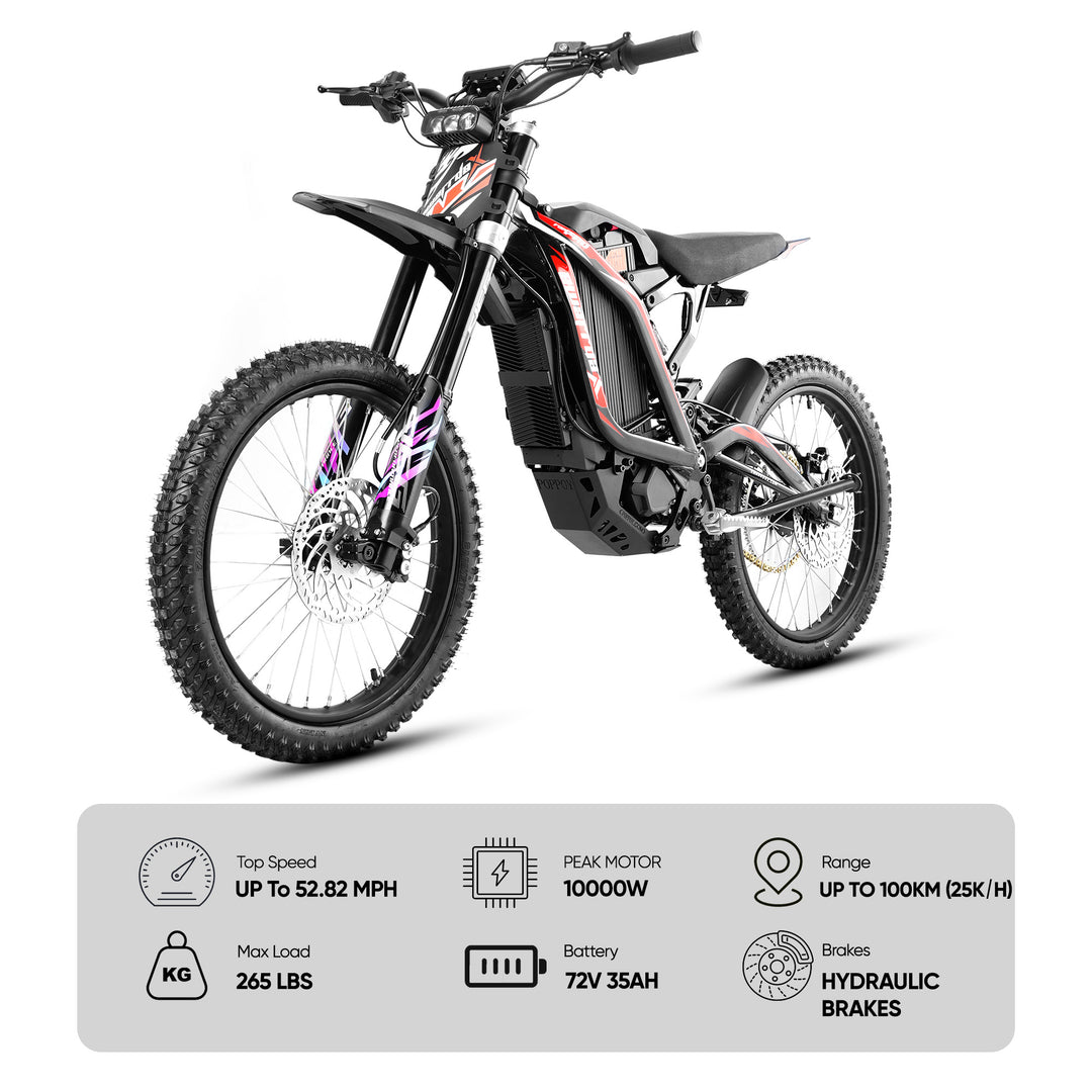 Ewarrdax FPRO 10KW Off-Road Electric Dirt Bike